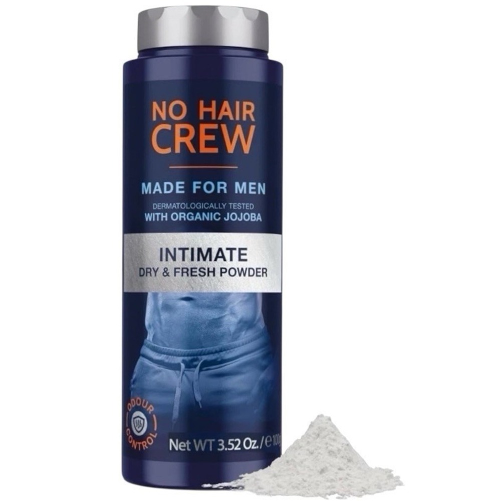 NO Hair Crew Intimate Dry & Fresh Powder for‎ Men 3.52 oz Lot of 3 - Picture 4 of 5